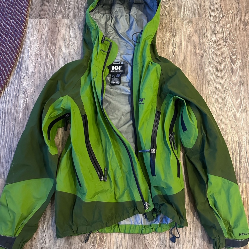 Helly Hansen Lime And Gray Jacket - image 1